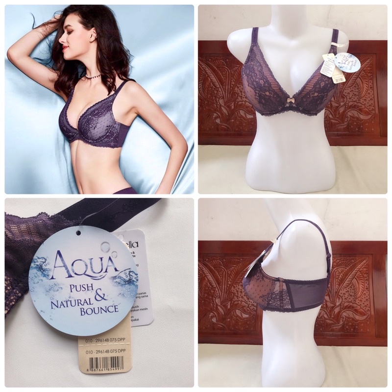 body contour by sorella* bra aqua push natural bounce 010-29614B sale 32B dan 34B