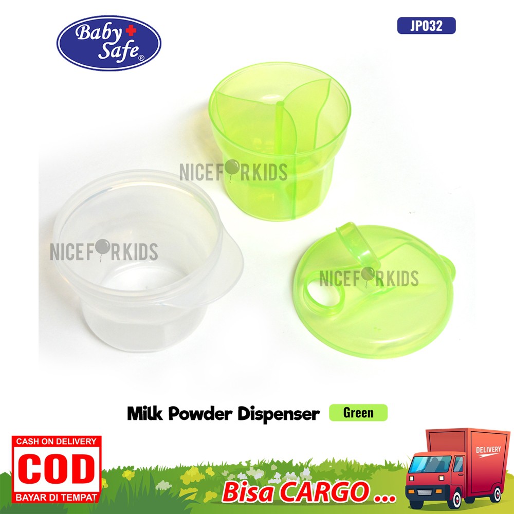 Baby Safe Milk Powder Dispenser with Inner Cup JP032 / Tempat Susu Bubuk Bayi