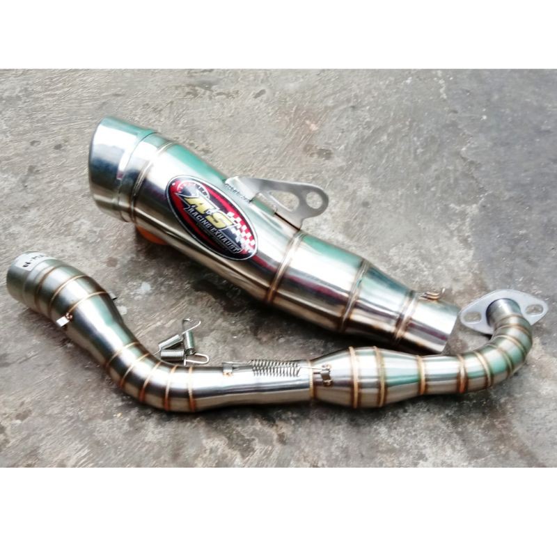 Knalpot Nmax Fullsystem AS RACING ORIGINAL KNALPOT NMAX