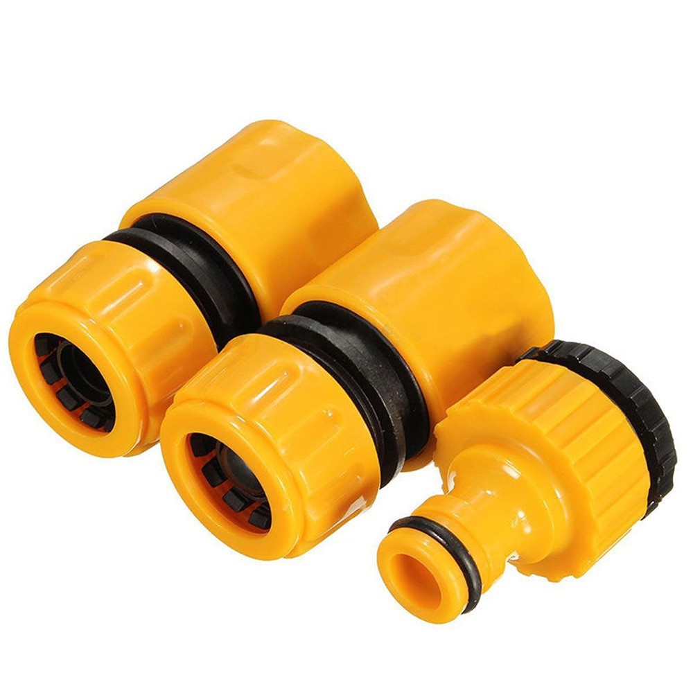 3 pcs Garden 1/2 &quot;3/4&quot; Konektor Cepat Konektor Selang Koneksi Adapter