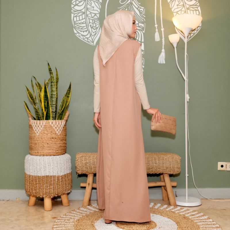 Zola Sleeveless Dress/Long Sleeveless Ld 100/Dress Lengan Buntung/Inner Dress Murah