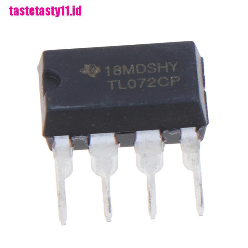 10pcs TL072CP IC Inline DIP-8 Operasi Ganda