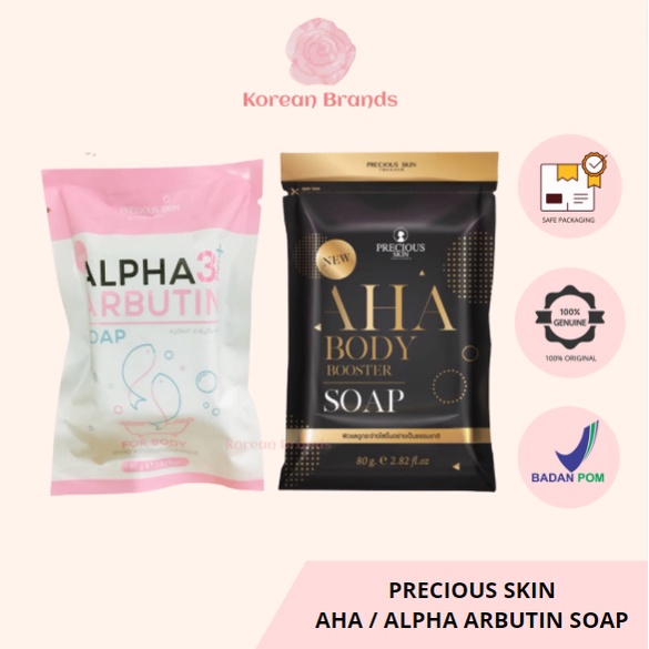 Precious Skin Body Soap AHA | Alpha Arbutin Sabun