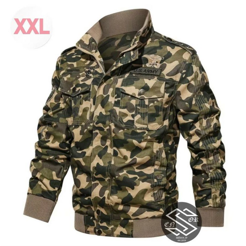 JAKET TACTICAL ARMY DESSERT