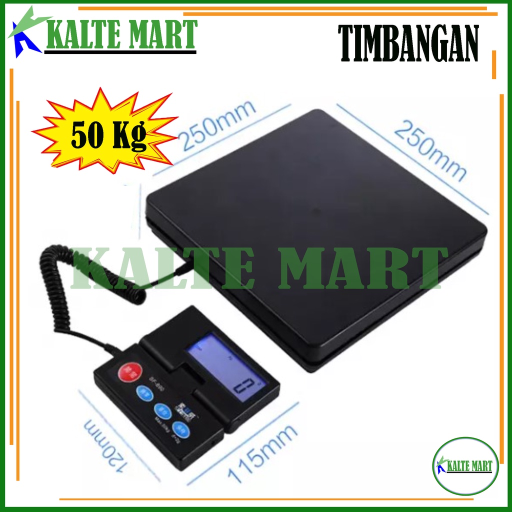 Timbangan Digital 50kg 1gram Timbangan Laundry Timbangan Buah dan Sayuran Timbangan Counter Timbangan Barang Paket