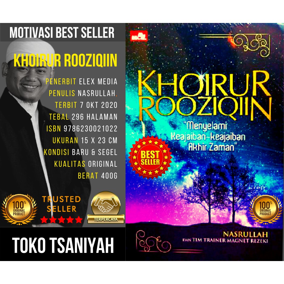 Buku Motivasi Islam Khoirur Rooziqiin Nasrullah Magnet Rezeki Buku Pengembangan Diri Buku Islami