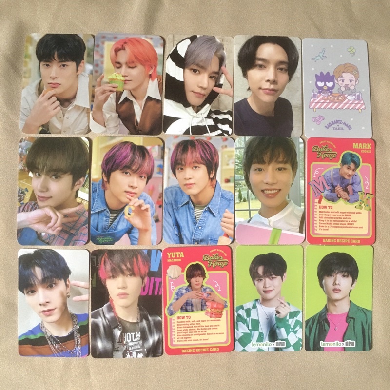 [Official] Photocard Trading Card Sanrio Taeyong Johnny Taeil MD Baker House Selca Jaehyun Taeyong H