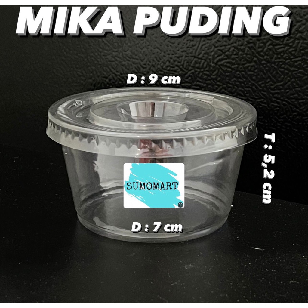 50 PCS PUDING PUYO 240 ML / MIKA PUYO / KOTAK PUDING PUYO / CUP PUDING / KOTAK AGAR / CUP PUDDING / 