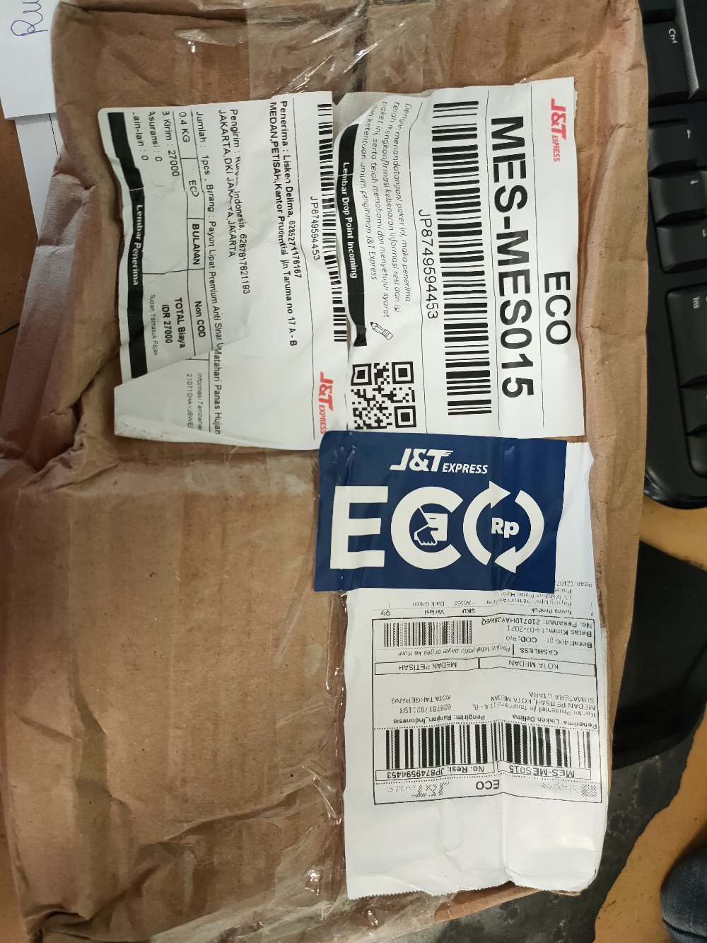 Payung Lipat Premium Anti Sinar Uv Matahari Panas Hujan Protection - Light Blue