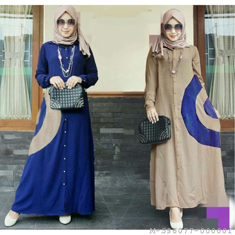 Dress Muslim Wanita REMBULAN MOSCREPE