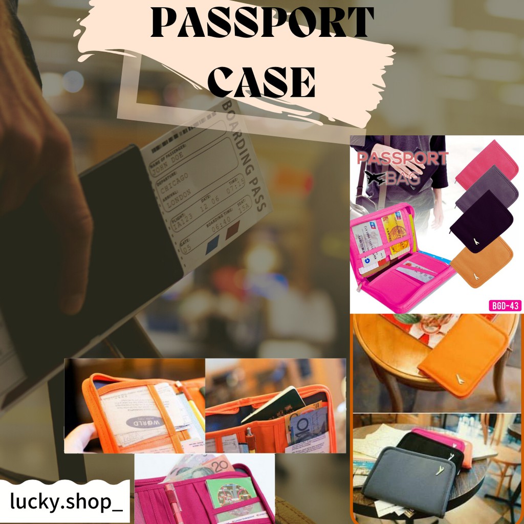 PASSPORT CASE DOMPET PASPORT PENDEK - BGD-43