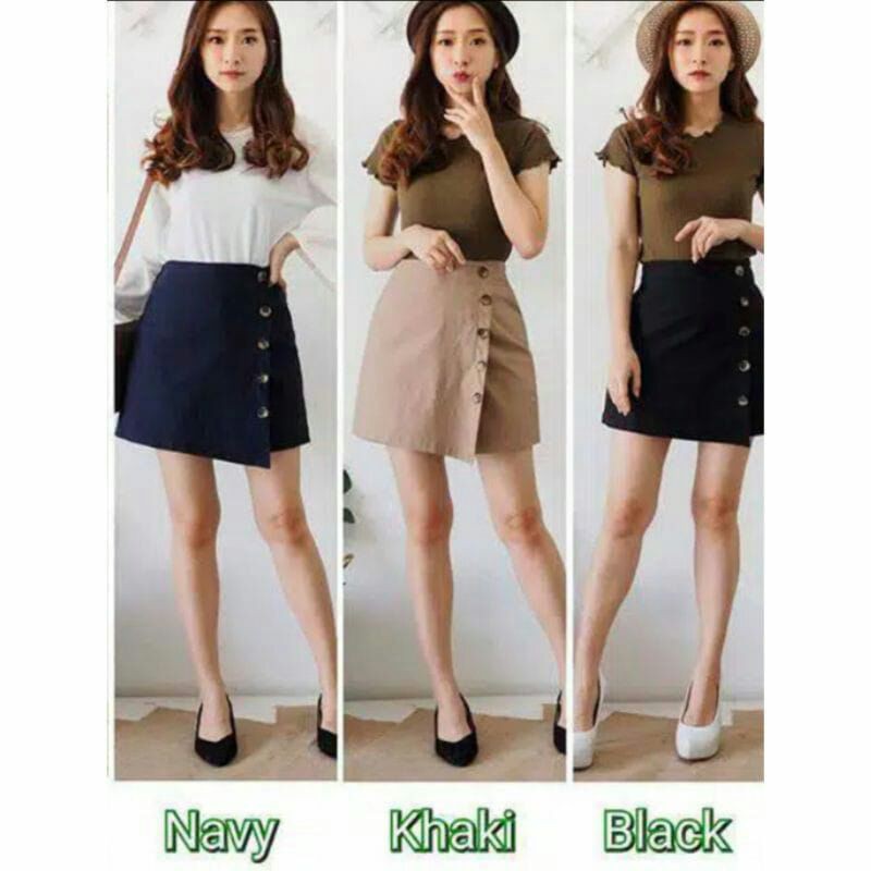 NEW KOREAN SKORT POLOS / ROK CELANA PENDEK / KOREAN MINI SKIRT / KALEO PANTS / HOTPANTS KALEO