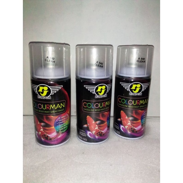 Pilok cat semprot RJ london colourman clear pernis 300cc