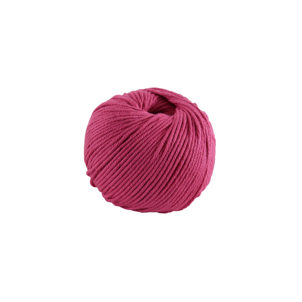 Benang Rajut Knit Crochet DMC Natura Medium 444 - Fuchsia