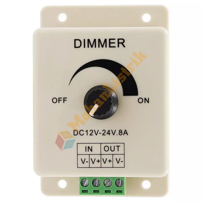 Dimmer Led Strip DC 12V-24V 8A Peredup Lampu