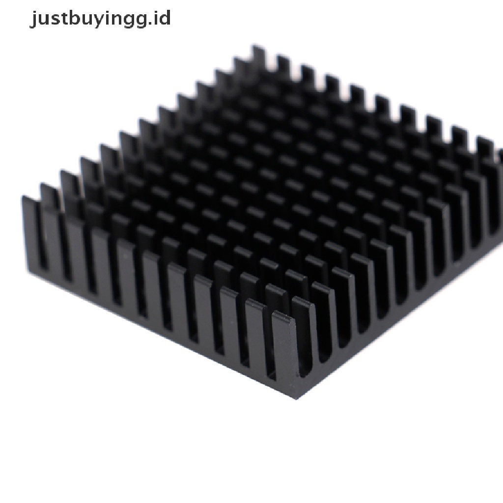 2pcs Blok Konduktif Termal Bahan Aluminum Warna Hitam Ukuran 40x40 X 11mm