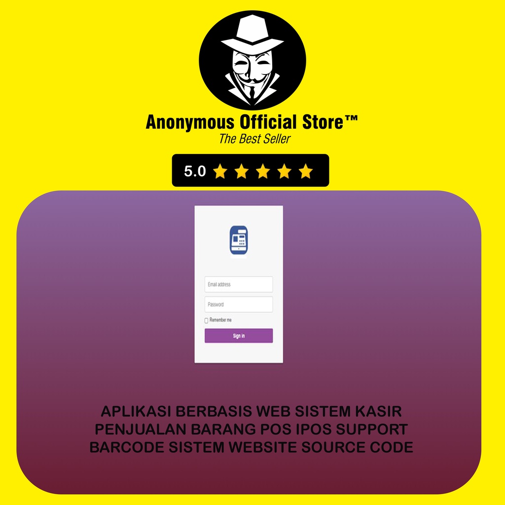 Jual APLIKASI BERBASIS WEB SISTEM KASIR PENJUALAN BARANG POS IPOS ...