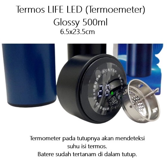 Termos LIFE LED (Termometer) Glossy 500ml