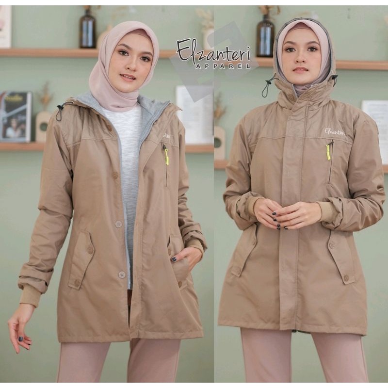 Jaket Wanita Terbaru Sabrina Bolak Balik