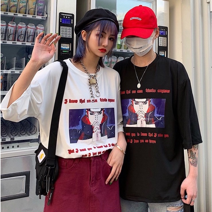 BRIGO Kaos Oversize Naruto Help anime II Kaos Jumbo Size Pria &amp; Wanita II Kaos Oversize Print DTF