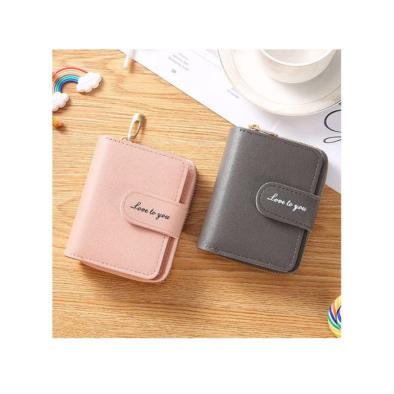 (GDK) COD Dompet Lipat Wanita Resleting Fashion Wanita Import ️️818 fashion korea murah real pict-#8 COKLAT