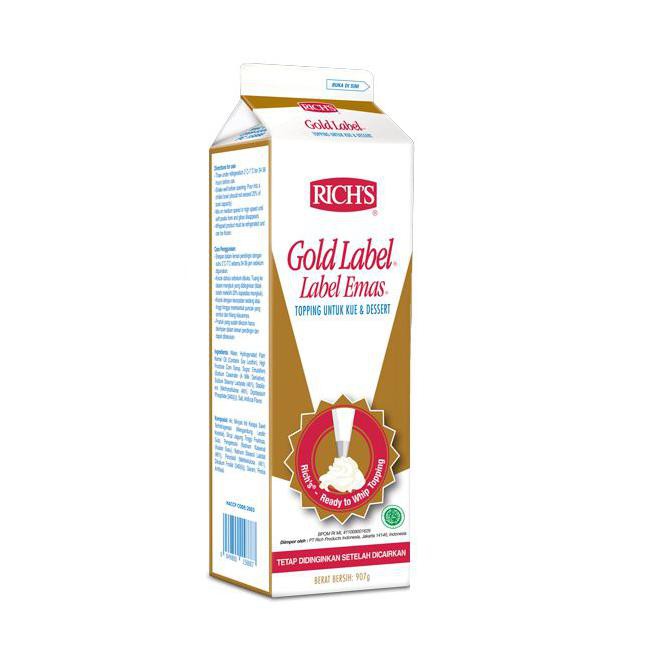 

Rich Whipping Cream (1 karton 12pcs) Khusus Gojek/Grab