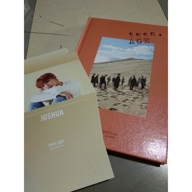 Seventeen TeenAge Album (Orange) + Standee Joshua