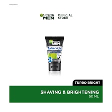 GARNIER MEN TURBO BRIGHT 2IN1 SHAVING FOAM