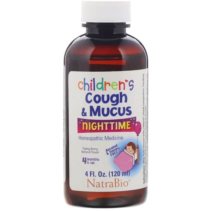 Ready NatraBio Children Cough & Mucus Night 120ml Sirup Batuk Berdahak Anak By ADR.ID
