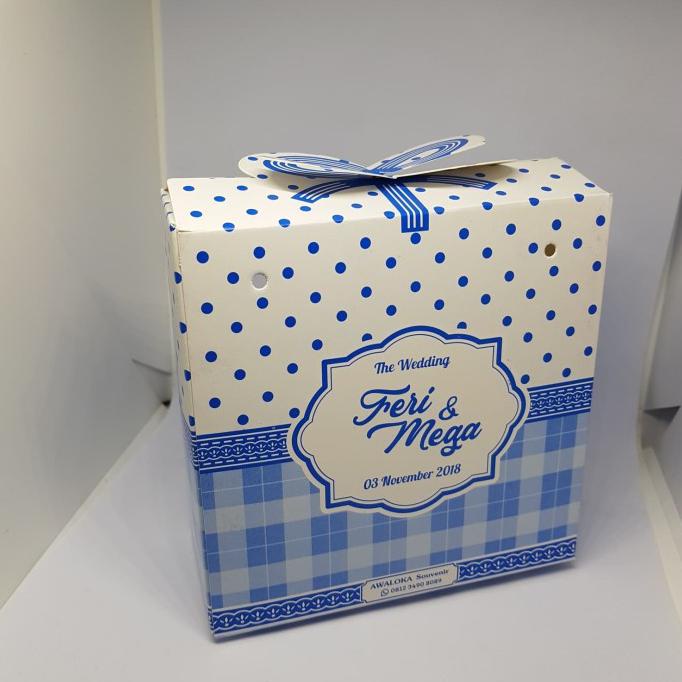 Best Seller Box Mangkok Apel / Dus Mangkok / Box Souvenir Mangkok - Perak Spesial