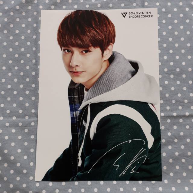 SEVENTEEN Jun 2016 ENCORE CONCERT A4 Photoset