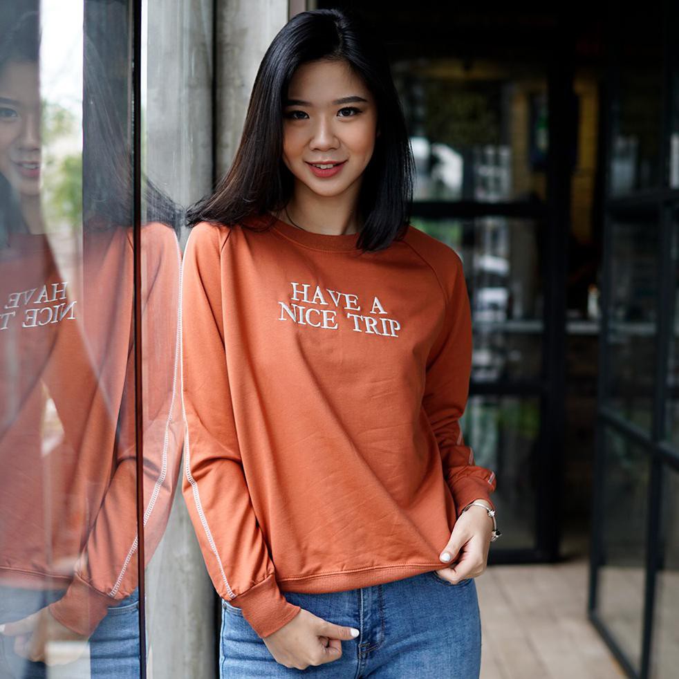 Harga Grosir Atasan Lengan Panjang Cewek Perempuan Wanita Dewasa Remaja Import Baju Kaos Premium