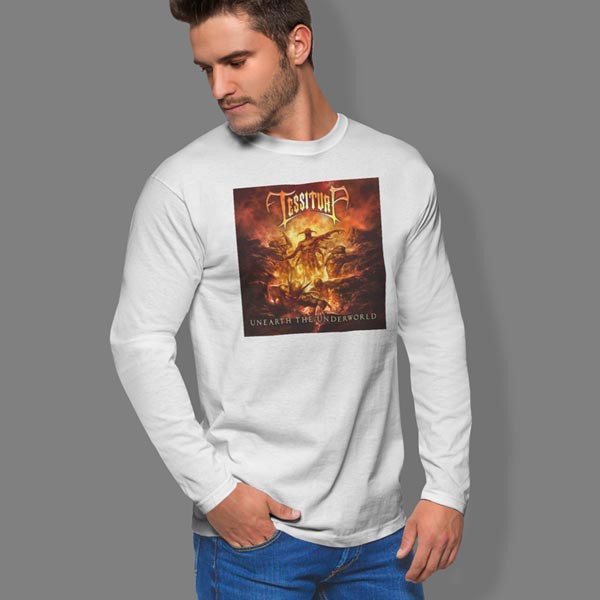 Tessitura Unearth The Underworld Tshirt Tangan Panjang Casual Terbaru