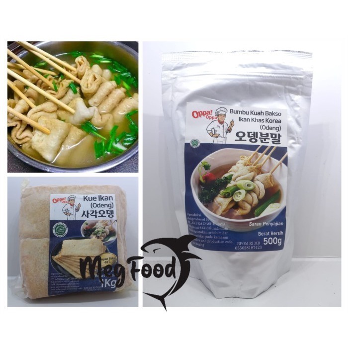 

Oppa Odeng emouk + Bumbu Saus kuah Soup Oden Odeng 500g