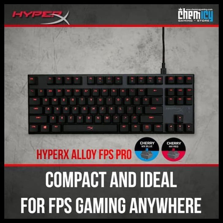 Hyperx Alloy Fps Pro Tkl Mechanical Gaming Keyboard - Merah