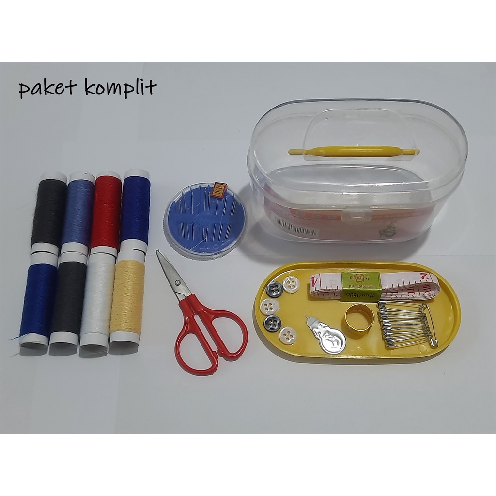 rizkyonline88 alat jahit set box / sewing kit box