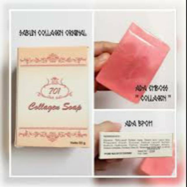 SABUN COLLAGEN / COLLAGEN PLUS VIT E WHITENING BEAUTY SOAP