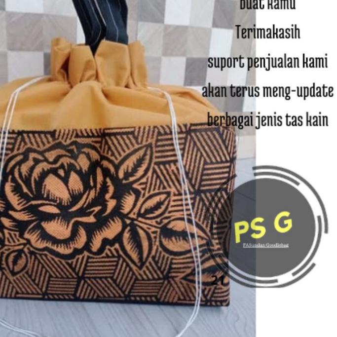 

tas serut hajatan motif 22x22 Bunga (12pcs)