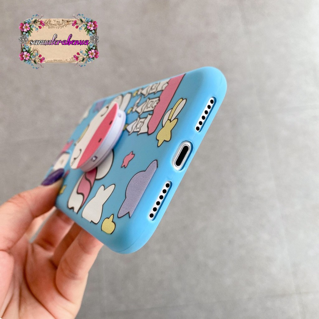 SS273 Softcase Popsocket UNICORN Vivo Y91c Y1s Y91 Y93 Y95 Y12 Y17 Y15 Y19 U3 Y5s SB1607