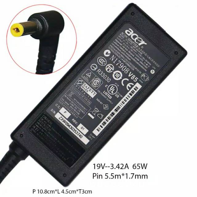 Adaptor Charger Original Acer Aspire 4732 4732Z 4310 4315 4520 4540 4710 4710G V5 471 4715 E1 431