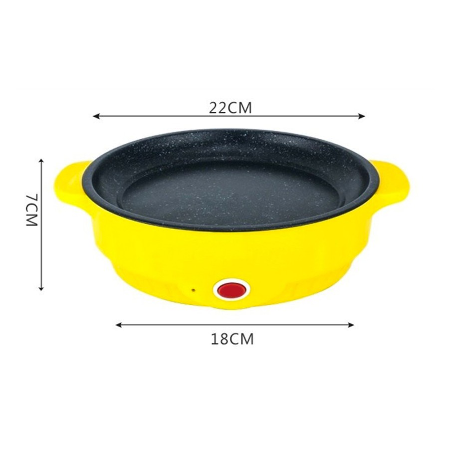 Korean pan fried 22cm listrik - wajan penggorengan elektrik