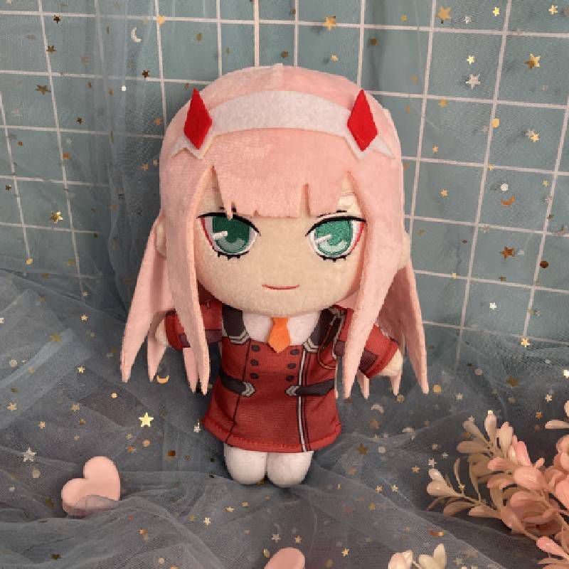 20cm DARLING In The FRANXX Plush Doll Toy Zero Two 02 Anime Cute Soft Stuffed Pillow Kids Gift