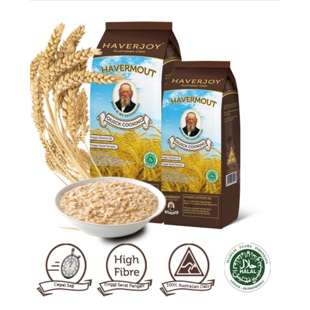 Havermout Haverjoy Quick Cooking Oats 1Kg