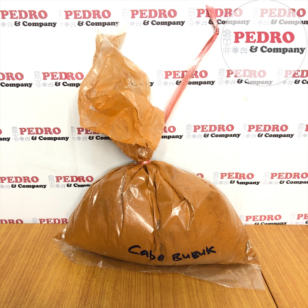 

Cabe bubuk curah per 100 gram - fine ground chili powder