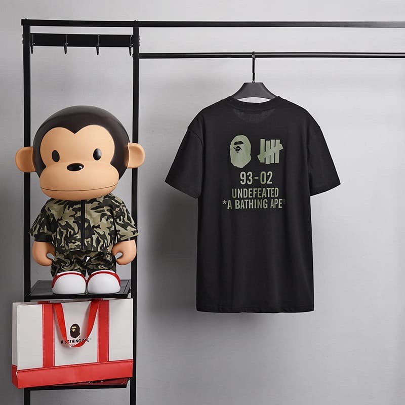 T-SHIRT BAPE MIRROR BAPE X UNDEFEATED PERFECT CLONE ORIGINAL QUALITY