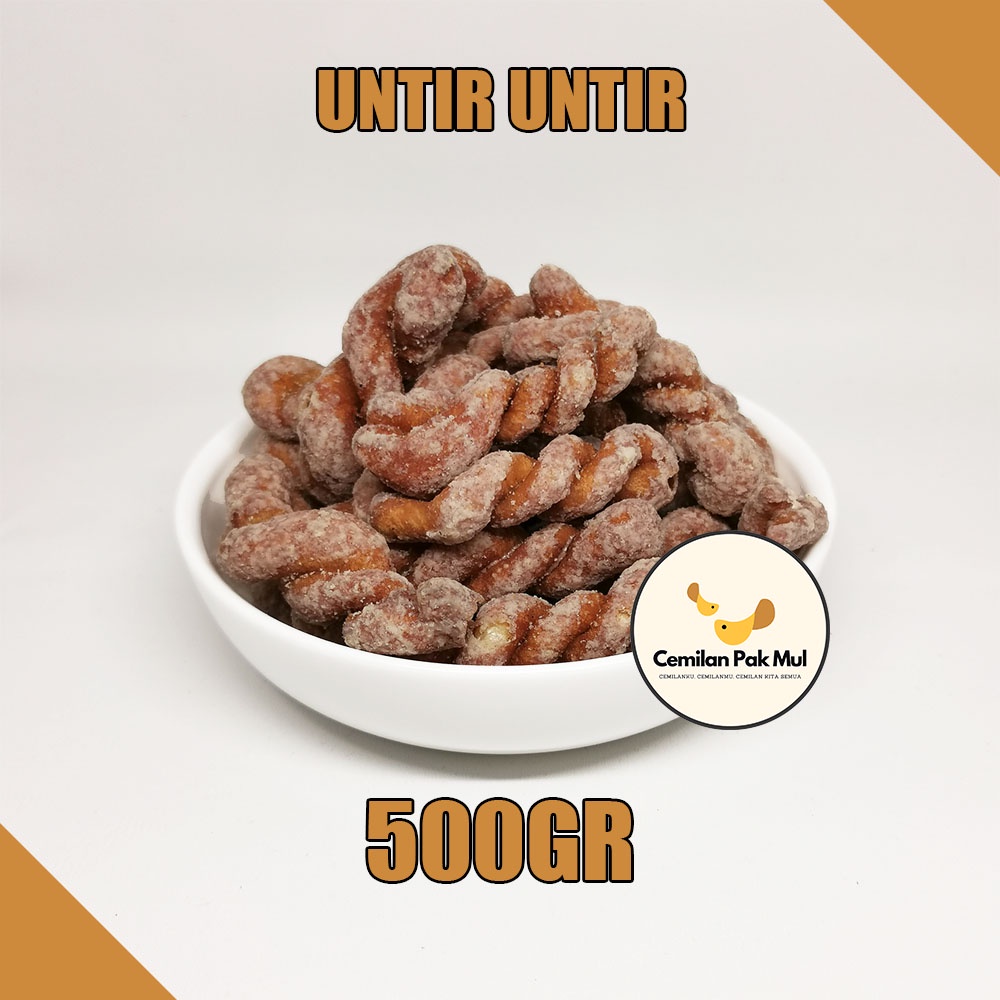 

( 500GR ) UNTIR UNTIR / UNTIR UNTIR MANIS / KUE TAMBANG MANIS