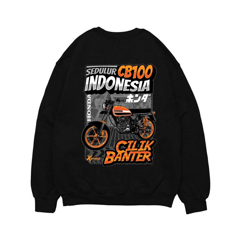 SWEATER BIG SIZE CB INDONESIA JAPAN ENGINE SEDULUR INDONESIA OVERSIZE S M L XL XXL 3XL 4XL 5XL CB MANIA