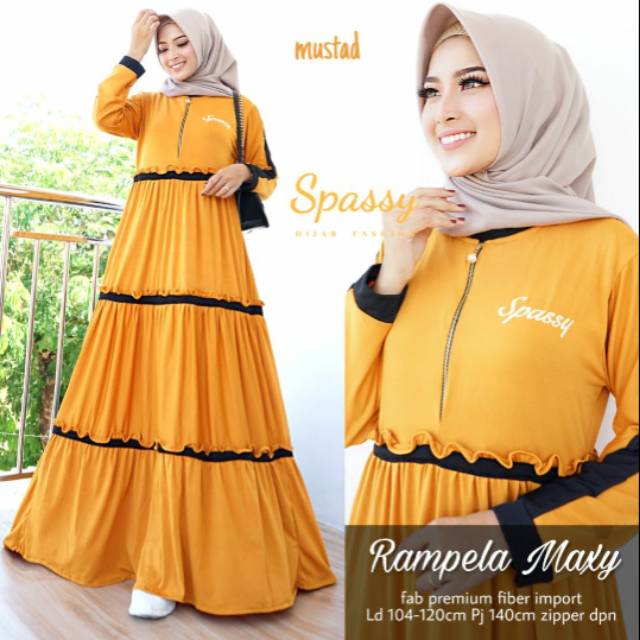 Gamis Rampela maxy by Spassy