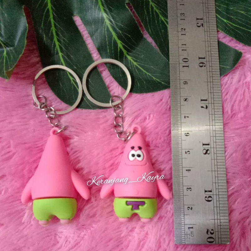 kay20 - Gantungan kunci unik spongebob patrick murah souvenir viral-patrick