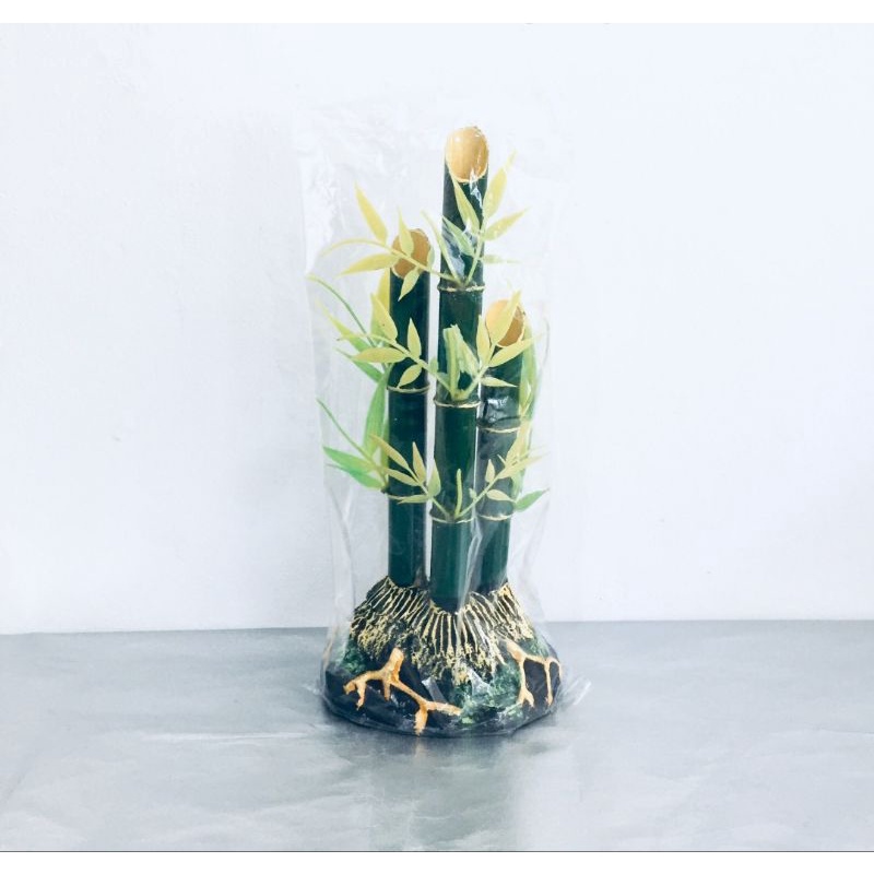 Hiasan Aquarium Bambu